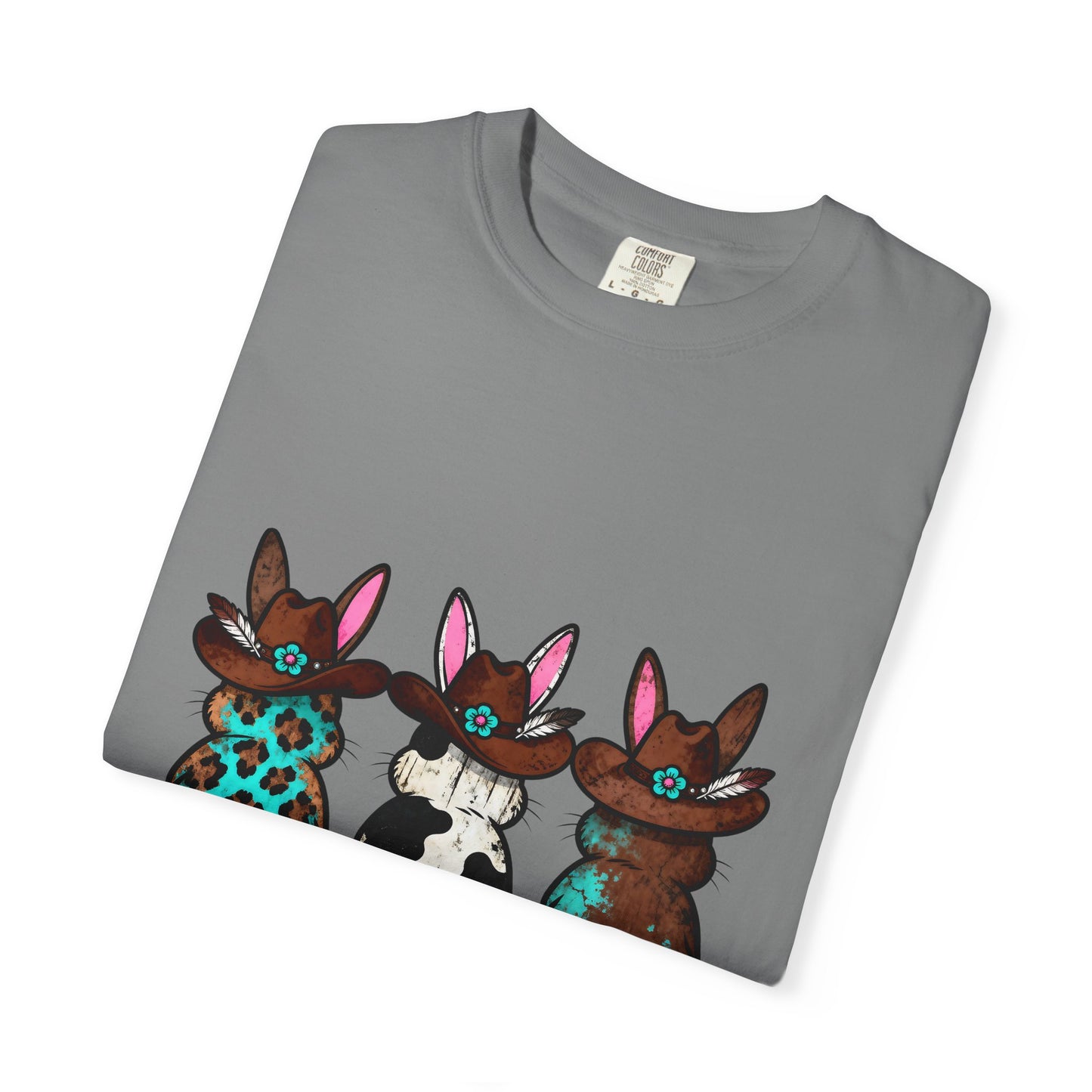 Three Patterned Bunnies T-Shirt | Cute Trio Bunny Illustration