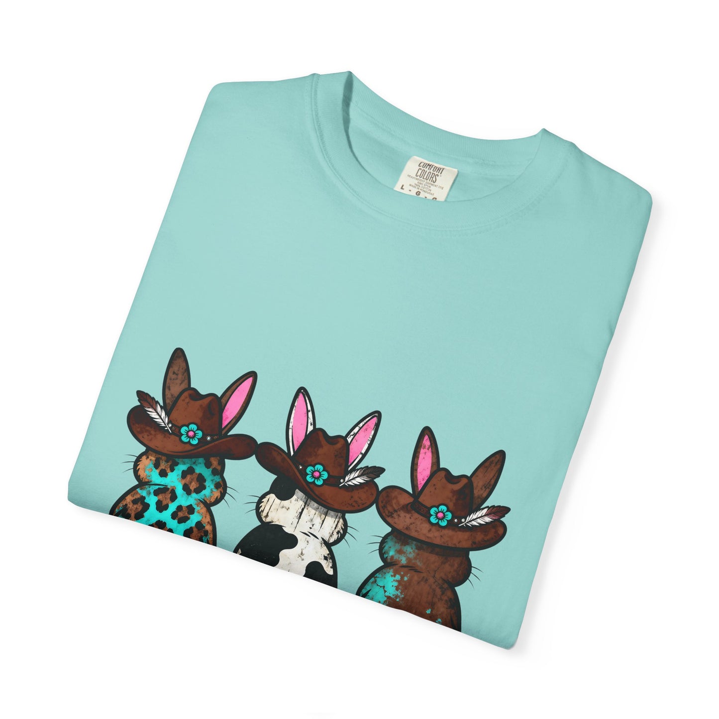 Three Patterned Bunnies T-Shirt | Cute Trio Bunny Illustration