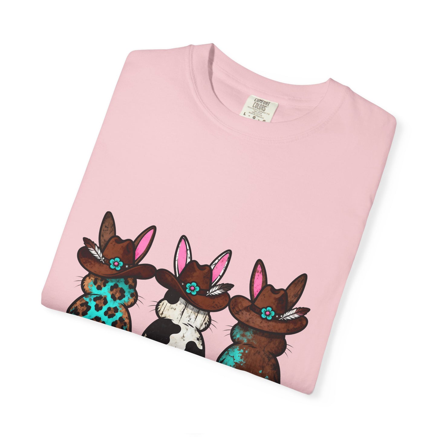 Three Patterned Bunnies T-Shirt | Cute Trio Bunny Illustration