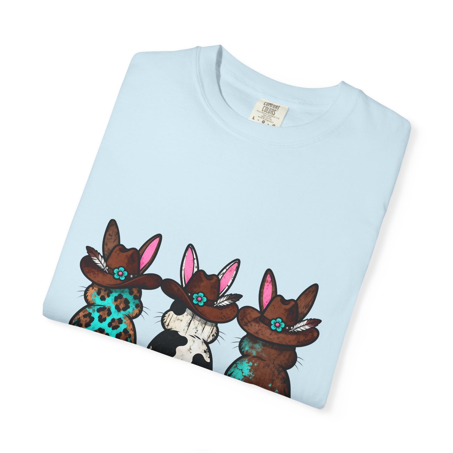 Three Patterned Bunnies T-Shirt | Cute Trio Bunny Illustration