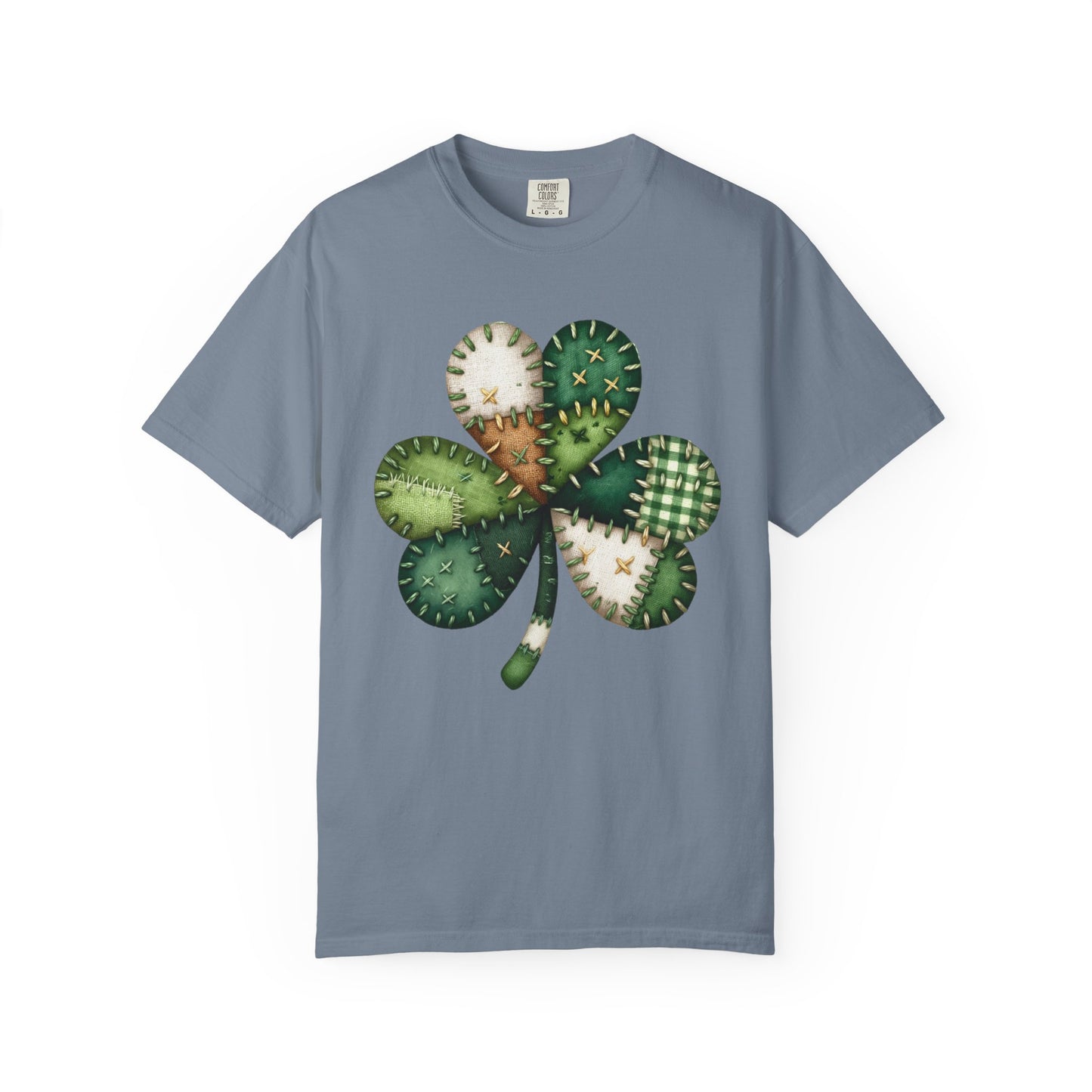 Patchwork Shamrock T-Shirt | St. Patrick's Day Clover Graphic