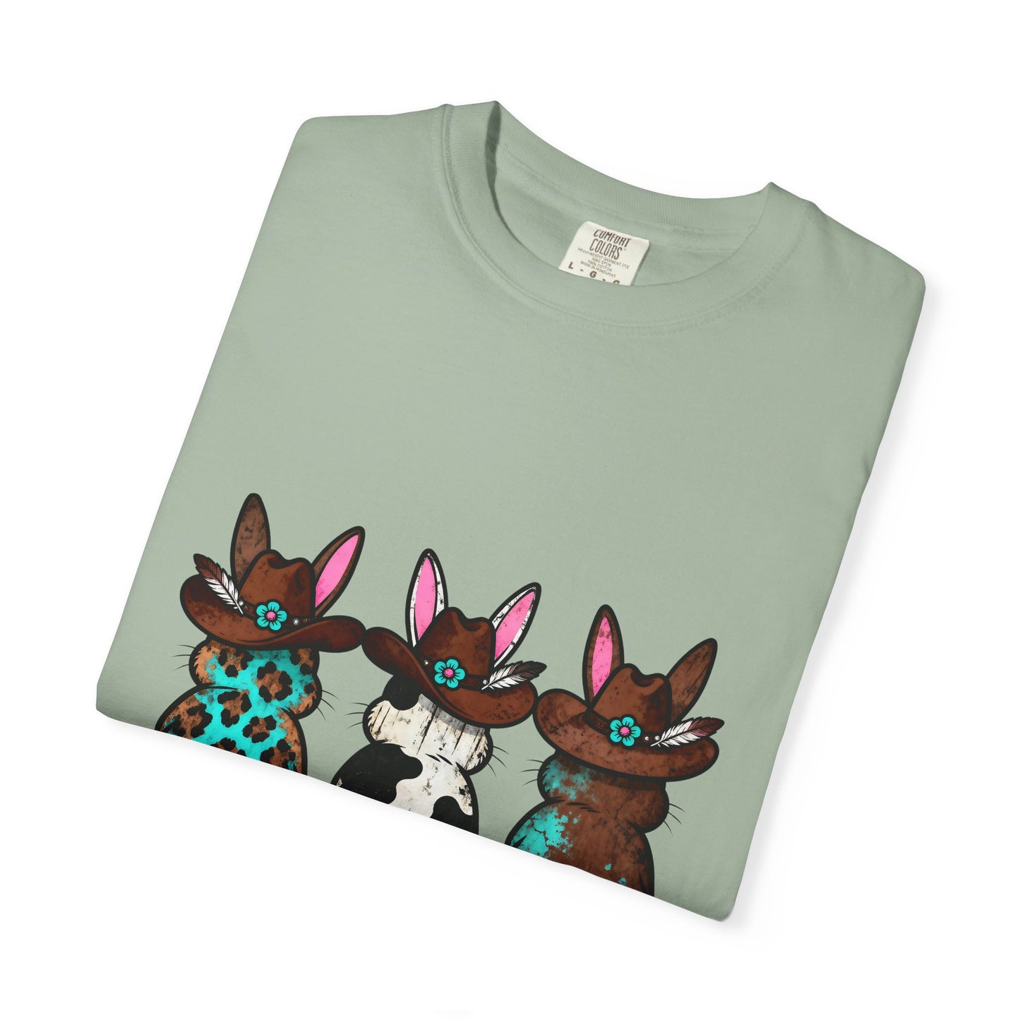 Three Patterned Bunnies T-Shirt | Cute Trio Bunny Illustration