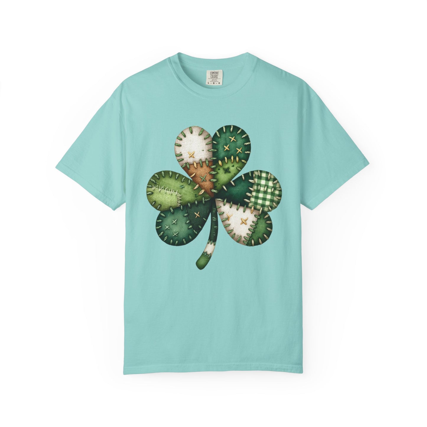 Patchwork Shamrock T-Shirt | St. Patrick's Day Clover Graphic