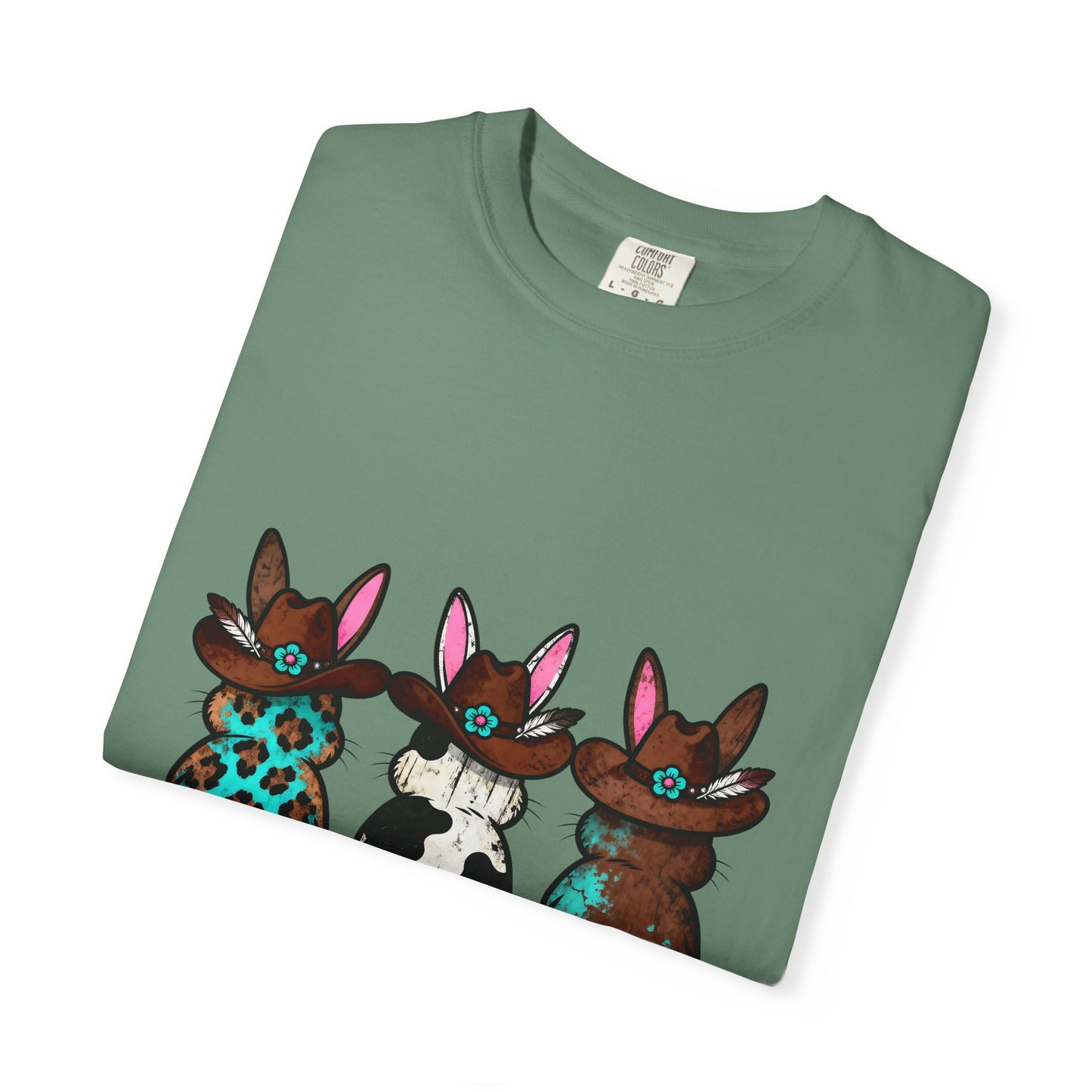 Three Patterned Bunnies T-Shirt | Cute Trio Bunny Illustration