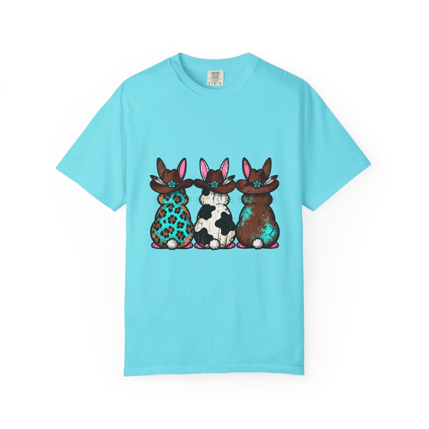 Three Patterned Bunnies T-Shirt | Cute Trio Bunny Illustration